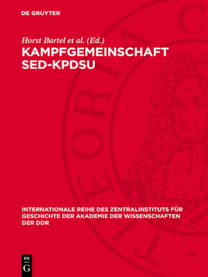 cover image of Kampfgemeinschaft SED-KPdSU